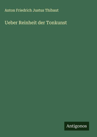 Ueber Reinheit der Tonkunst