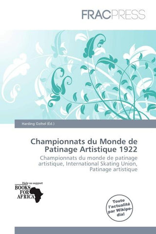 Championnats du Monde de Patinage Artistique 1922