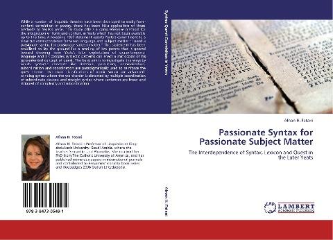Passionate Syntax for Passionate Subject Matter