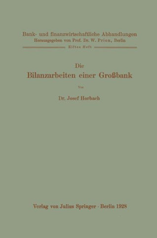 Die Bilanzarbeiten einer Großbank