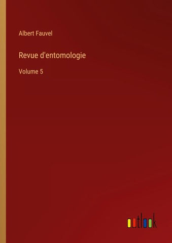 Revue d'entomologie