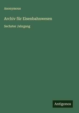 Archiv für Eisenbahnwesen