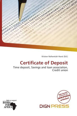 Certificate of Deposit