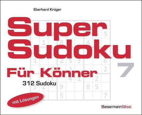 Supersudoku für Könner 7 (5 Exemplare à 3,99 €)