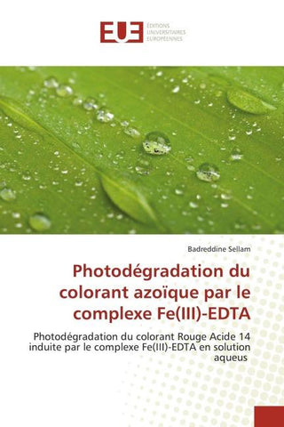 Photodégradation du colorant azoïque par le complexe Fe(III)-EDTA