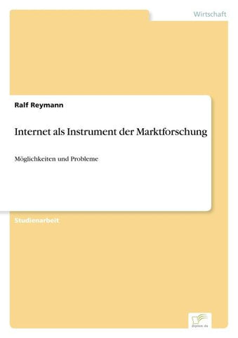 Internet als Instrument der Marktforschung