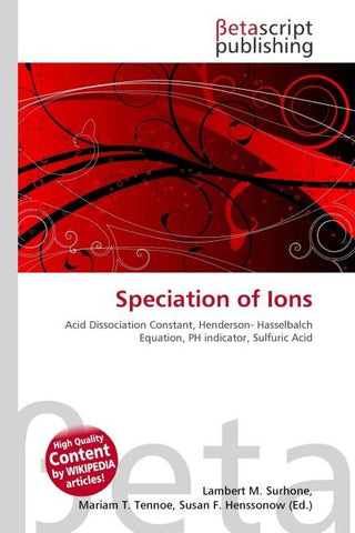 Speciation of Ions