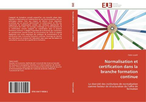 Normalisation et certification dans la branche formation continue