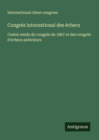 Congrés international des échecs