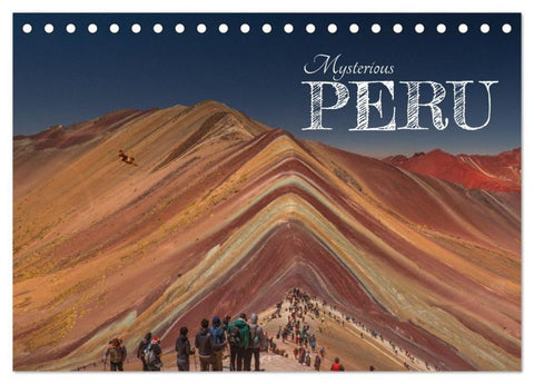 Mysterious Peru (Desk Calendar 2026 DIN A5 landscape), CALVENDO 12 Month DeskCalendar