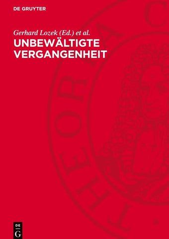 Unbewältigte Vergangenheit