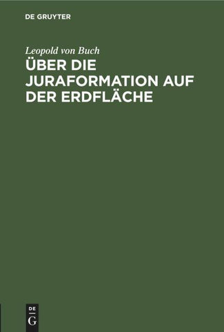 Über die Juraformation auf der Erdfläche