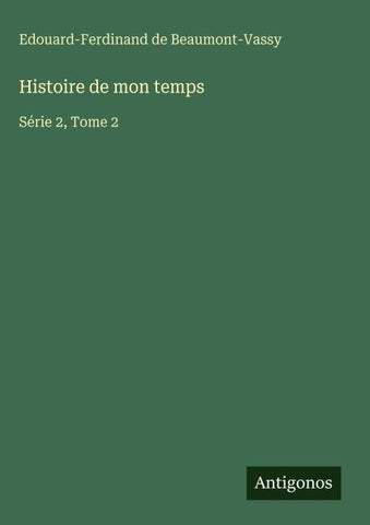 Histoire de mon temps