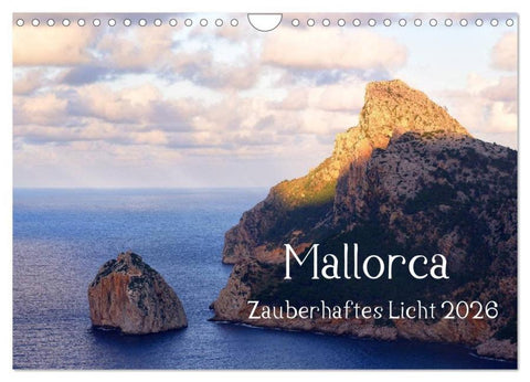 Mallorca Zauberhaftes Licht (Wandkalender 2026 DIN A4 quer), CALVENDO Monatskalender