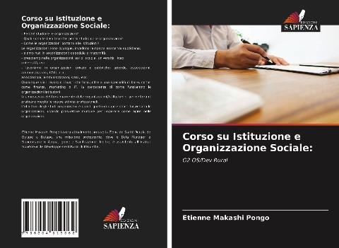 Corso su Istituzione e Organizzazione Sociale: