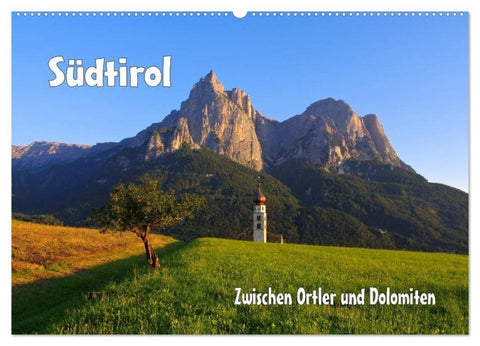 Südtirol - Zwischen Ortler und Dolomiten (Wandkalender 2026 DIN A2 quer), CALVENDO Monatskalender