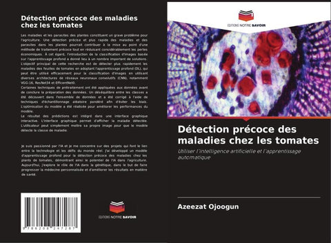 Détection précoce des maladies chez les tomates