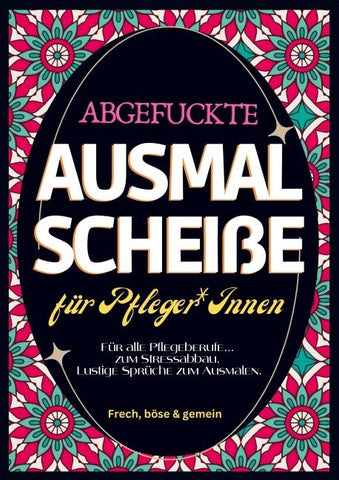 Fluch Malbuch Pflege A4