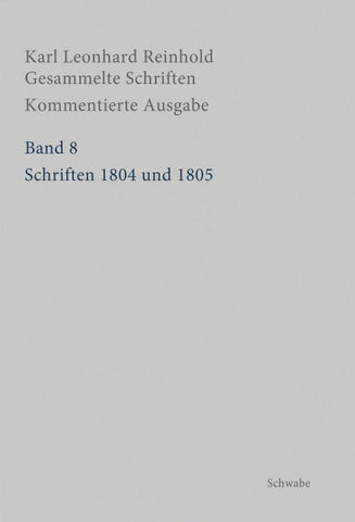 Schriften 1804 und 1805