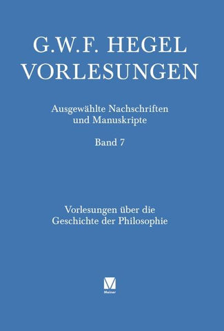 Vorlesungen über die Geschichte der Philosophie. Teil 2