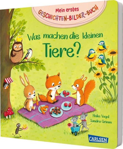 Mein erstes Geschichten-Bilder-Buch: Was machen die kleinen Tiere?
