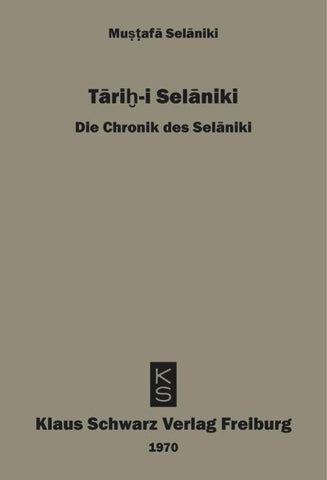 Tarihi Selaniki - Die Chronik des Selaniki