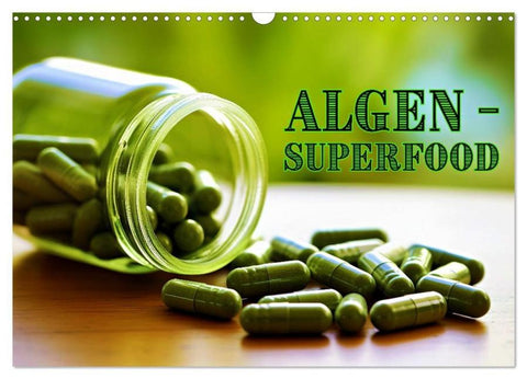 Algen - Superfood (Wandkalender 2026 DIN A3 quer), CALVENDO Monatskalender