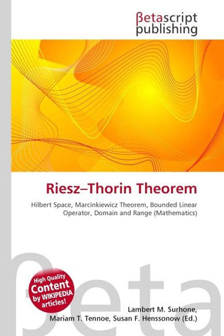 Riesz-Thorin Theorem