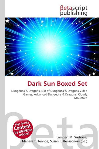 Dark Sun Boxed Set