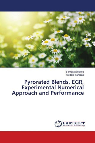 Pyrorated Blends, EGR, Experimental Numerical Approach and Performance