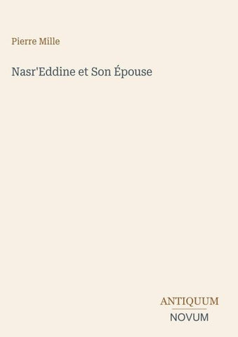 Nasr'Eddine et Son Épouse