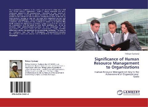 Significance of Human         Resource Management  to Organizations
