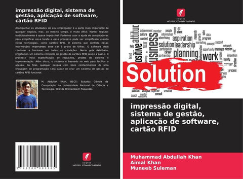 impressão digital, sistema de gestão, aplicação de software, cartão RFID