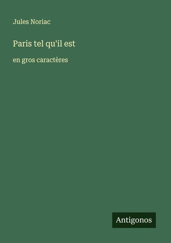 Paris tel qu'il est