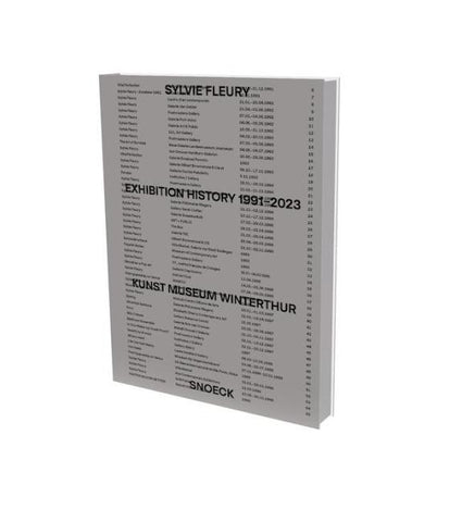 Sylvie Fleury: Exhibition History 1991–2023