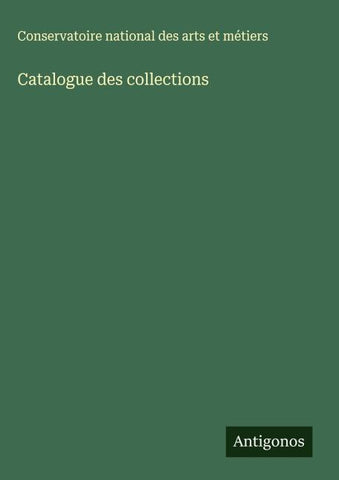 Catalogue des collections
