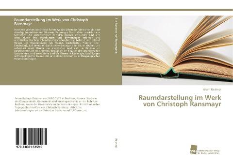 Raumdarstellung im Werk von Christoph Ransmayr