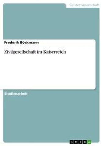 Zivilgesellschaft im Kaiserreich