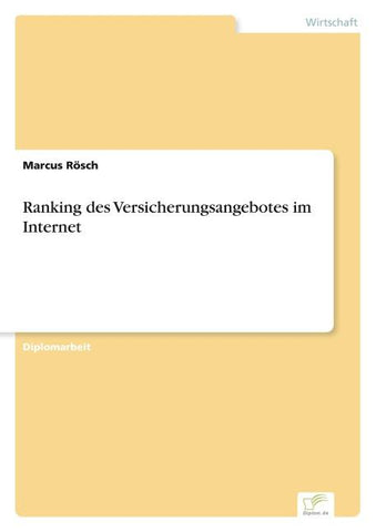 Ranking des Versicherungsangebotes im Internet