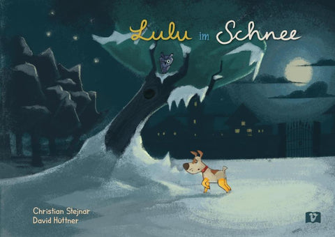 Lulu im Schnee.