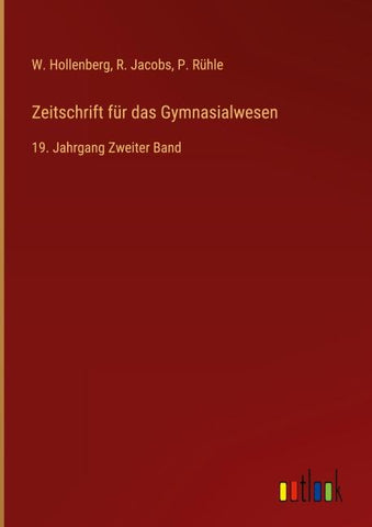 Zeitschrift für das Gymnasialwesen