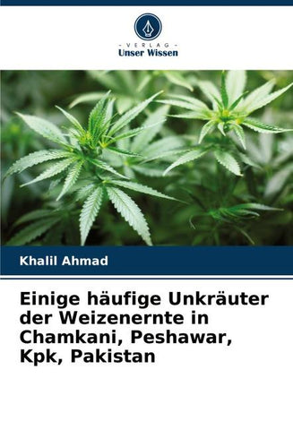 Einige häufige Unkräuter der Weizenernte in Chamkani, Peshawar, Kpk, Pakistan