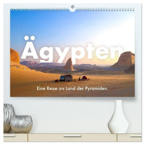 Ägypten - Eine Reise ins Land der Pyramiden. (hochwertiger Premium Wandkalender 2026 DIN A2 quer), Kunstdruck in Hochglanz
