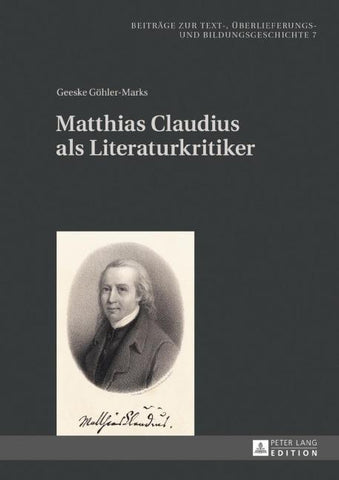 Matthias Claudius als Literaturkritiker
