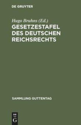 Gesetzestafel des deutschen Reichsrechts