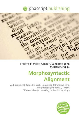 Morphosyntactic Alignment