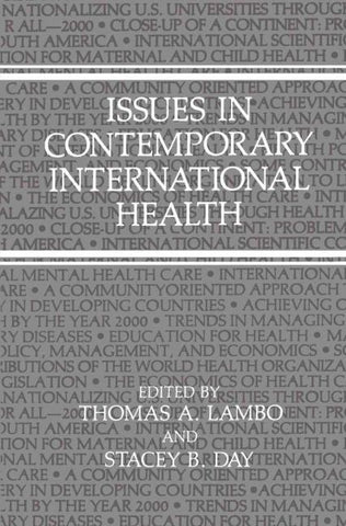Issues in Contemporary International Health