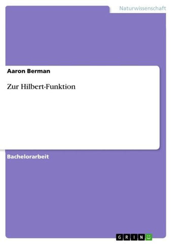 Zur Hilbert-Funktion