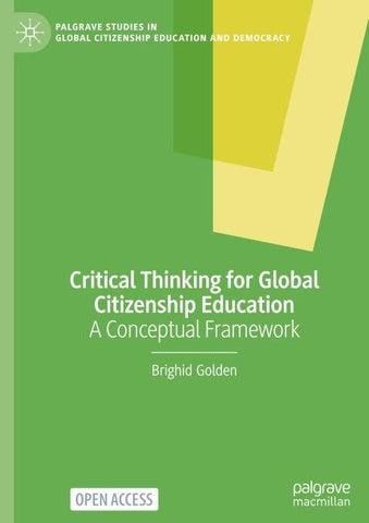 Critical Thinking for Global Citizenship Education