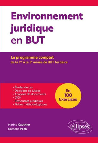 Environnement juridique en BUT (bachelor universitaire de technologie)